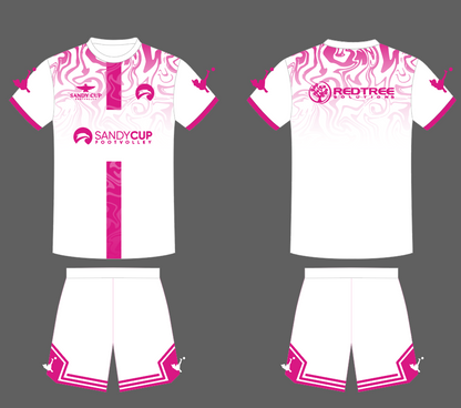 White Pink Net Women