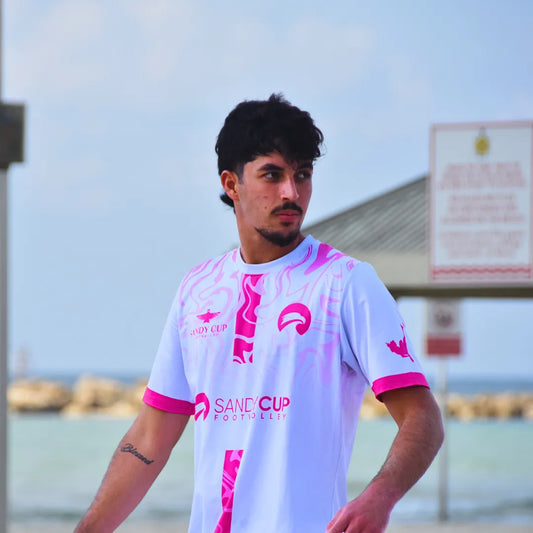 Sandy White & Pink