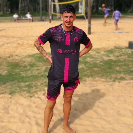 Sandy Black & Pink